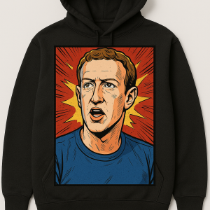 "Meta Vision" Black Sweatshirt — Mark Zuckerberg Edition