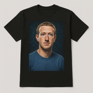 "Code Mode" Black T-Shirt — Mark Zuckerberg Edition